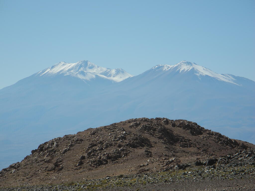 Die Vulkane Pular und Pajonales am n&auml;chsten Morgen