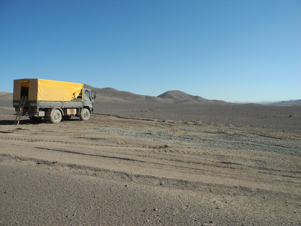 Aussicht vom Camping in der W&uuml;ste