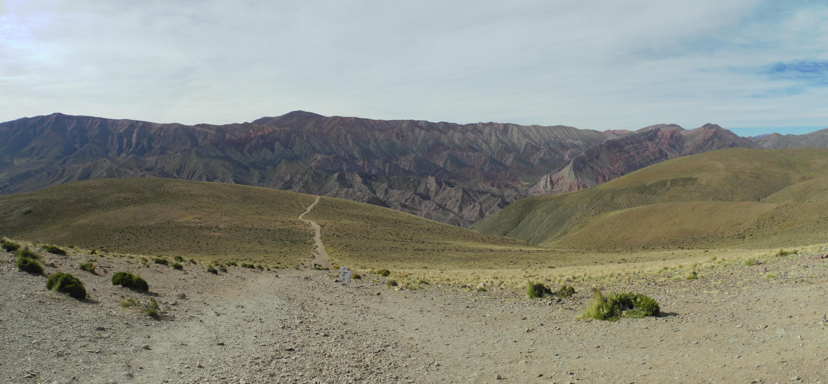 Panorama von 14 Farben vom Parkplatz aus gesehen