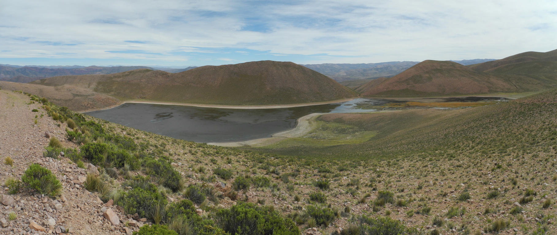 Panorama der Laguna de Leandro