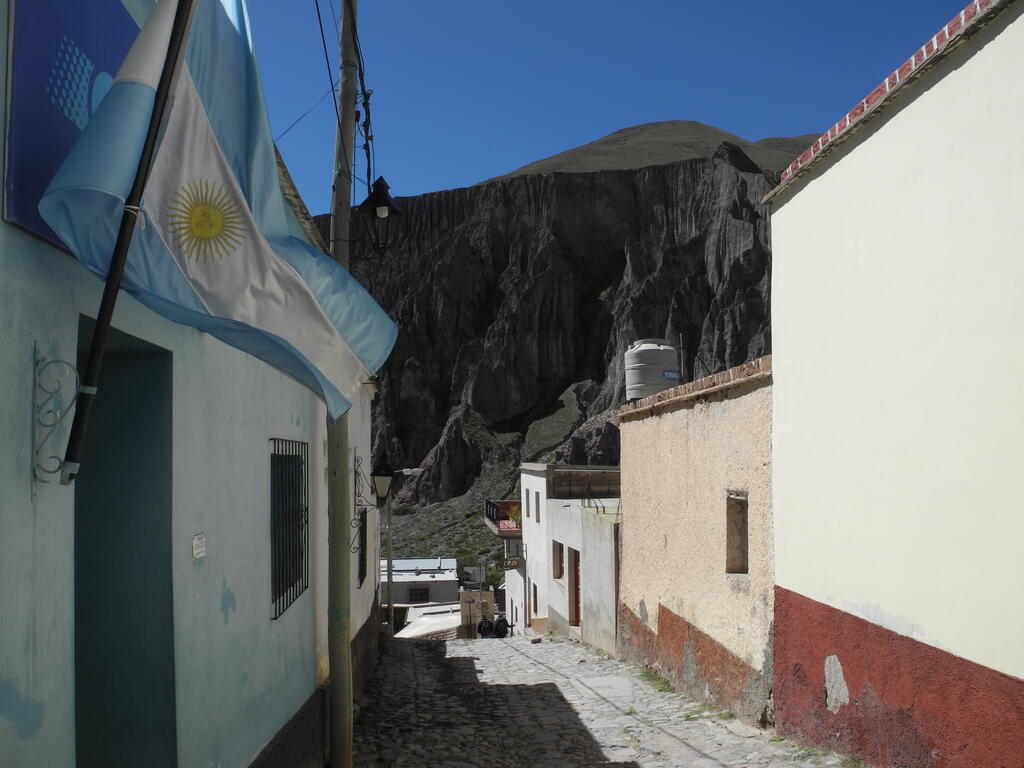 Eine der Stra&szlig;en in Iruya