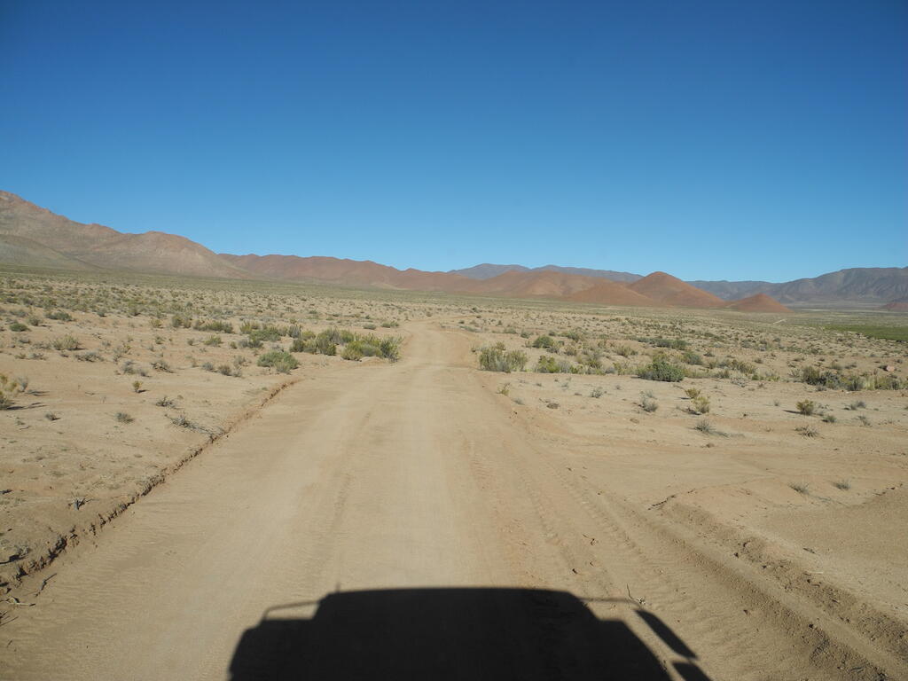 Landschaft an der Stra&szlig;e von El Toro nach Cachi&ntilde;al