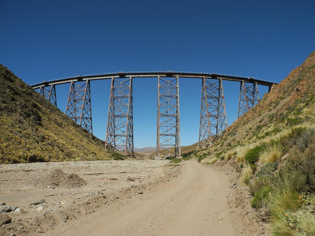 La Polvorilla von unten