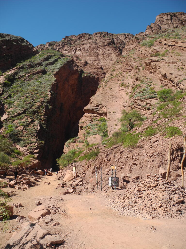 Die Garganta del Diablo von au&szlig;en