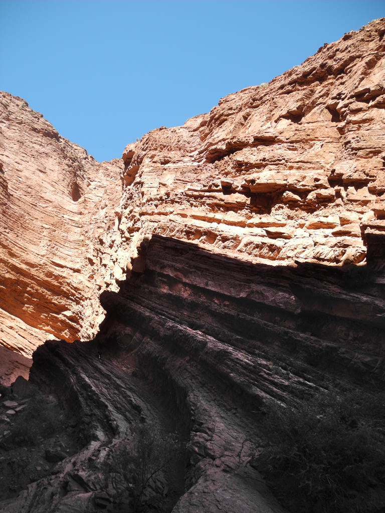 Blick in den oberen Teil der Schlucht