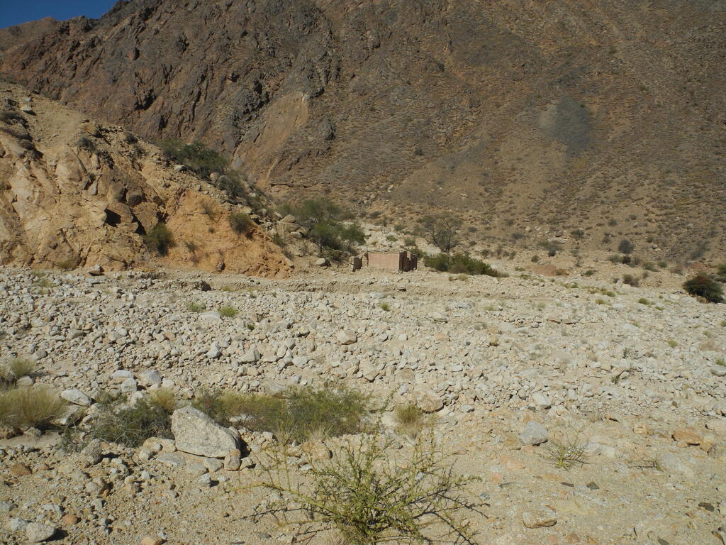 Ruine eines Geb&auml;udes bei den alten Gruben in Fiambal&aacute;