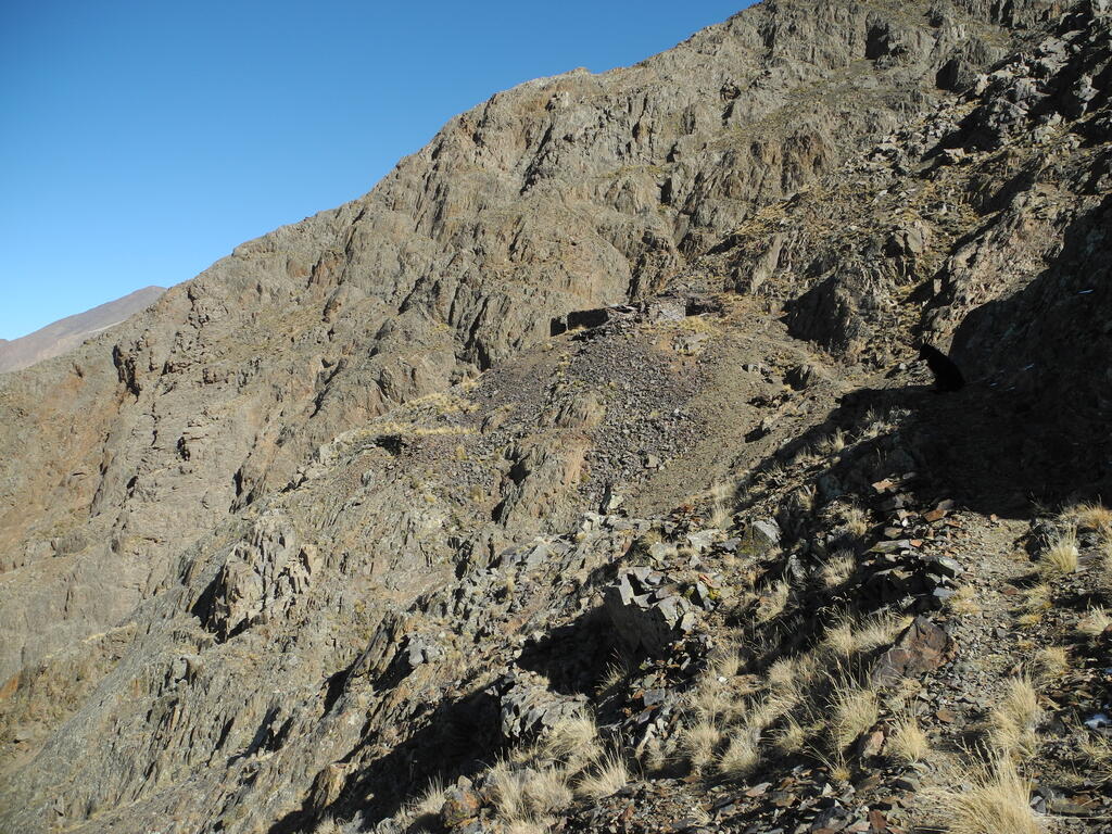 Ruinen der Geb&auml;ude der Grube