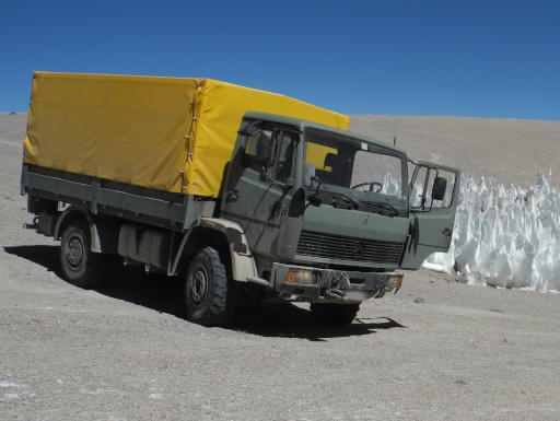 Mein Laster in der provisorischen Version - Foto G&uuml;nter Frenz